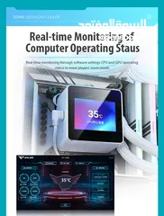  5 Huntkey MVP V360 3 Fans CPU Cooler مراوح تبريد للكيس 3 متوفرين باللونين الابيض و الاسود