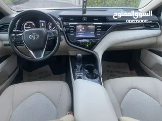  14 تويوتا كامري موديل 2019 فحص كامل 7 جيد فل مع فتحة بحالة الوكالة