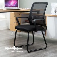  2 كرسي مكتبي ثابت كراسي انتظار كراسي ثابت للمكاتب والعيادات كرسي ثابت للمكاتب شبكي طبي مريح وبافضل سعر