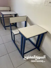  1 مقاعد مدرسية مستعملة للبيع