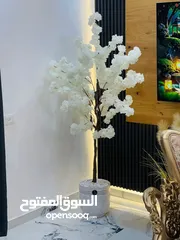  6 شجر اللوز الاصطناعي الفخم  خلي جمال بيتك علينا  لا سقي ولا صيانة ولا وجع راس  الجمال خذيه من عنا