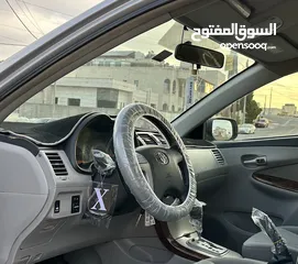 6 تويوتا كورولا 2013 لون سلفر مميزه فحص كامل كرت ابيض ممشى قليل خصوصي اصل