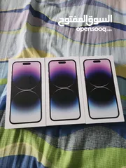  7 iPhone 14 pro 128GB/256GB جديد كفالة شرق اوسط