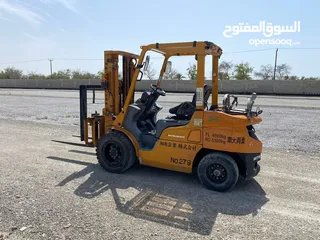  3 Mitsubishi 5 tons Forklift for sale model 2010. Good condition.