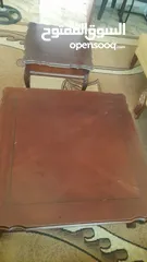  3 طاولات زان نضيف بحاجة إلى دهان فقط ااااااااااااااااااااا