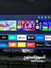  5 Hisense  تلفزيون تضيف و اشاشه كبير  شغال على كل شي