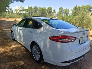  5 فورد فيوجن تيتانيوم 2018 Ford Fusion Titanium white  اعلى مواصفات نظيفه جدا استخدام شخصي ماشيه 96000