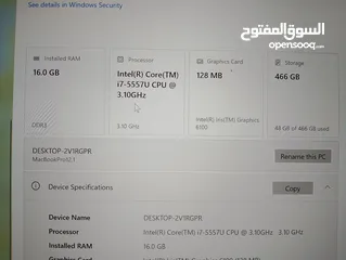  9 لاب توب ابل i7