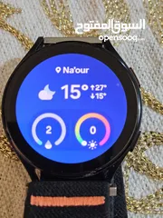  11 ساعة ذكيه من نوع سامسونج جالكسي ووتش 5  بحاله ممتازه مع الشاحنgalaxy watch 5