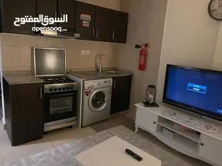  2 للايجار الشهري شقة استديو مفروشة بأناقة في عجمان منطقة الجرف بأبراج السيتي تاور