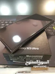  7 Samsung S23 Ultra 256 GB وارد شرق اوسط  مع الكرتونه ( وكااله )