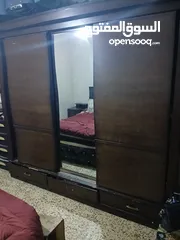  1 غرفة نوم مستعمله بحال جيده للبيع اقراء الوصف خشب لاتيه