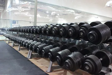  1 نادي رياضي (بناء اجسام ولياقه بدنيه وألعاب قتاليه) مجهز بالـكامل بسعر مغري في عمان موقع مميز