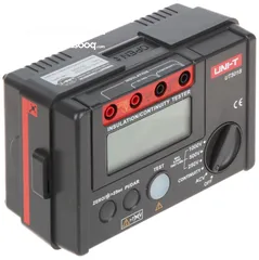  2 يتوفر لدينا جهاز مقاومة العزل (ميجر)  #UNI_T_UT500  1-AC voltage measurement   *يقوم بقياس الجهد