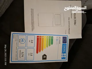  4 مكيف متنقل نوع الكترا 3/4 طن للبيع