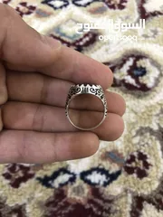  3 خاتم عقيق يمني