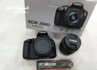  1 كاميرا كانون 2000d للبيع