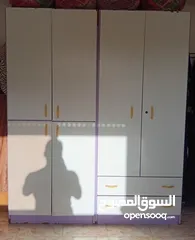  1 غرف نوم خزائن عدد 5 و تخت عدد 3