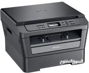  4 طابعة ليزر اسود مع سكانر وحبر