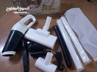  2 مكنسة كهربائية لتنظيف العفش والسيارة