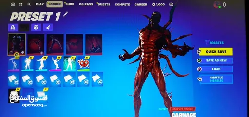  1 حساب Fortnite للبيع بشتغل بس على البلاستيشن قديم من 2017