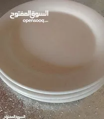  8 صحون فندقية مختلفة الاحجام والاشكال ..صحون فخمة وانيقة مناسبة لشھر رمضان الكريم