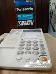  2 تلفون ارضي panasonic
