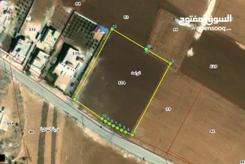  1 ارض للبيع مادبا الواحة قطعة أرض على مدخل مدينة الأمير هاشم الرياضية واصل جميع الخدمات بمساحة 6 دونم