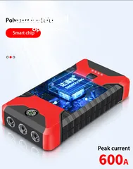 12 باوربانك طوارئ 12 فولت لتشغيل المركبات المتعددة وشحن الموبايل 12v emergency car jump starter