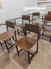  1 تفصيل كراسي محاضرات مع ركاية ودروج مدرسية. طاولات تركية