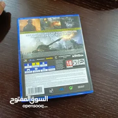  2 سيدي بلاسيشن4 كول اف ديوتي WWII استعمال بسيط جدا ولا خدش السعر 25