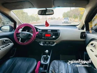  7 كيا ريو موديل 2012 نظام ECO  احلى من اللعبة بسعر مغري اقساط عن طريق تحويل معاملة البنك الإسلامي