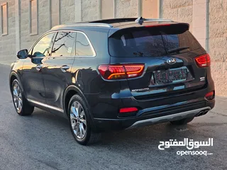  4 جيب كيا سيرانتو القصة الجديدة فل الفل مع بانوراما 4*4 موديل 2017