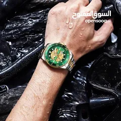  5 عروض ساعات CURREN الأصلية الشبيهة بالروليكس ضمان الشركة الأصلية لمدة عام  ضمان لون الطلاء
