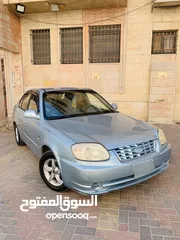  2 هونداي اكسنت 2005 اوتوماتك ترخيص تامين سنه افحص وين بدك ولا ضربة البيع فقط كاش وتنازل مباشرة