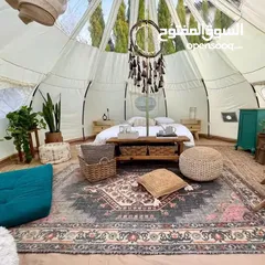  16 خيمة الجرس Bell tent والخيمة المغولية للبيع عدة قياسات