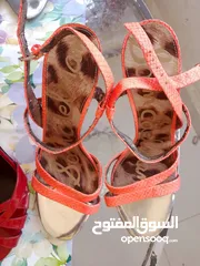  7 احذيه نسائيه مع كعب (ماركات) ...