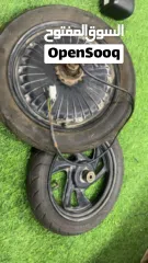  1 إطار أمامي و مكينة