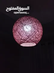  9 معلاقات خشب ونحاس وكلوبات جديد جديد غير مستعمل