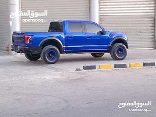  24 فورد رابتر أصلي للبيع للجادين فقط بسعر مناسب  F150  2018 أزرق جنط بي دلك فل بنوراما
