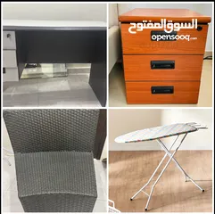  1 Study / office table + Bed side /office drawer + sofa chair