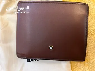  2 محفظة منت بلانك اصلية