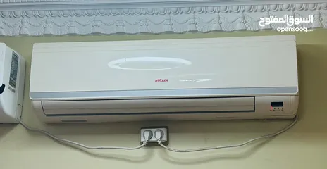  2 مكيف نوعية مولار مستعمل استعمال بسيط جدا للبيع ( ولاخدش طبعا) وزن طن ونصف