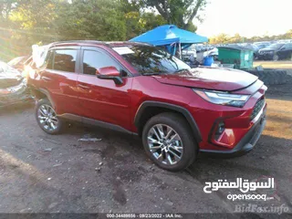  6 Toyota Rav4 Xle Premium 2022 Burgundy