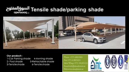  6 Car Parking & tent shade