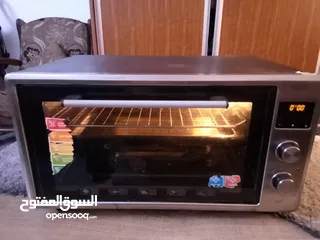  1 فرن كهرباء مستعمل فتره بسيطه بحاله جيده