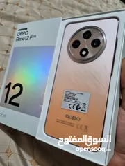  2 مشغل ايام oppo Reno 12F 5G رام 16 جيجا 256 مكفول بالشركة أغراضة والكرتونه الأصلية متوفر توصيل