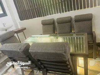  1 طقم سفرة خارجي شبه جديد