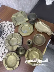  1 مجموعة تحف نحاس قديمة