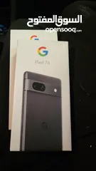  1 Google pixel 7a جديد بكرتونه مسكر